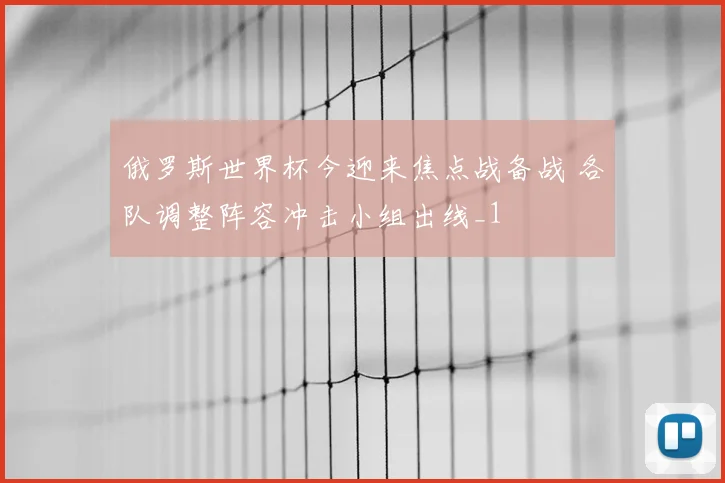 俄罗斯世界杯今迎来焦点战备战 各队调整阵容冲击小组出线_1